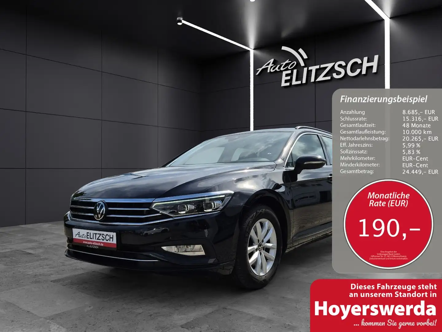 Volkswagen Passat Variant TDI Business DSG Matrix Navi ACC RFK SH Schwarz - 1