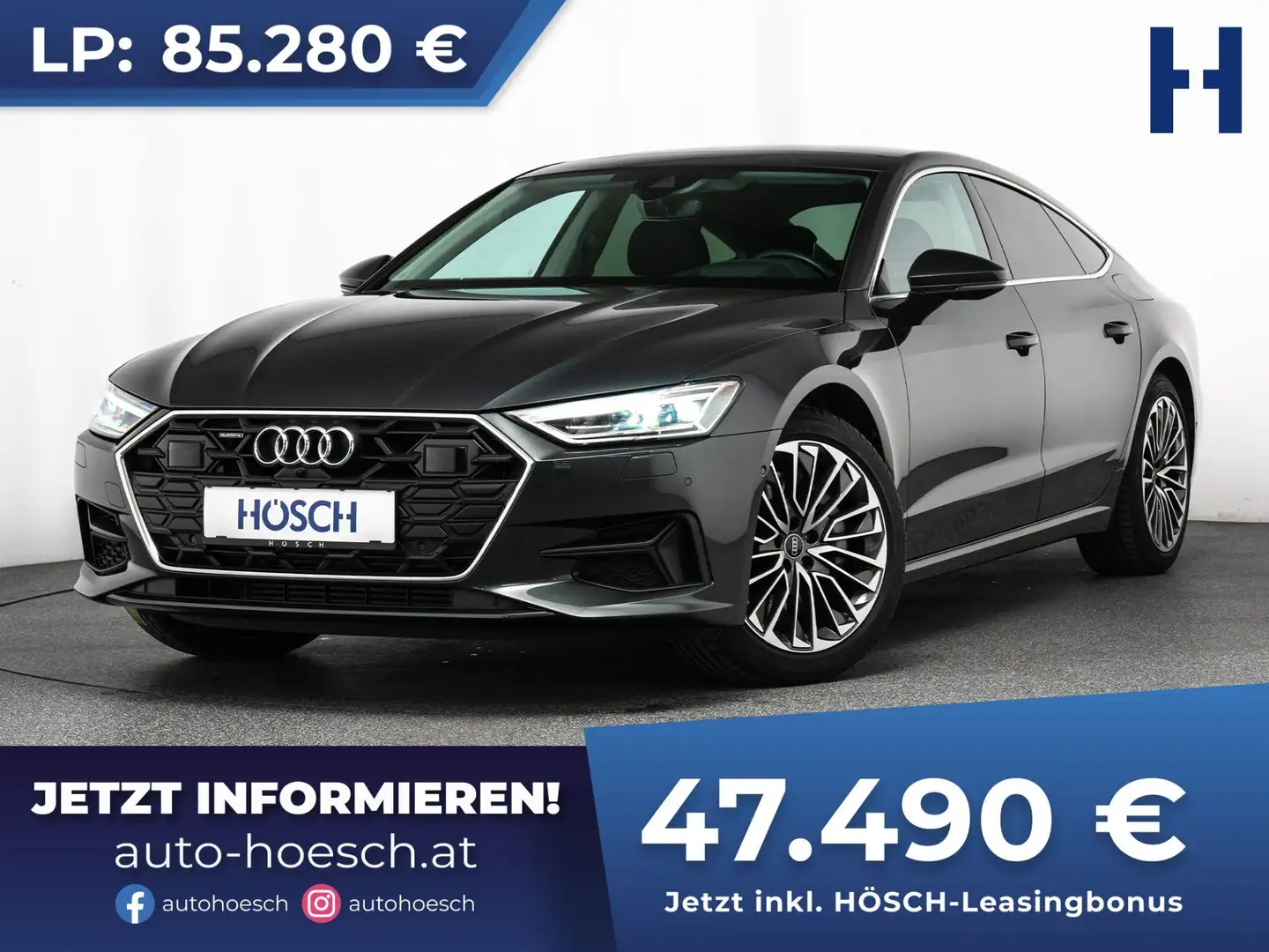 Audi A7 SB 50 TFSI e quattro HEAD-UP PANO B&O R-KAM Grau - 1