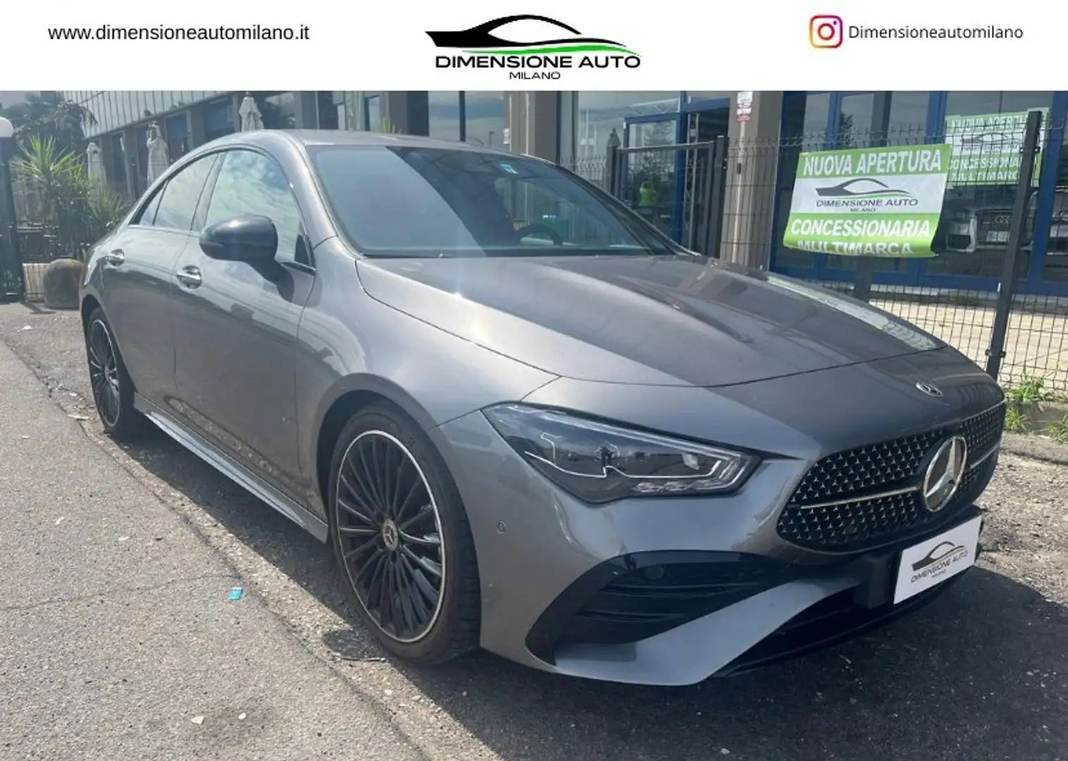 Mercedes-Benz CLA 200 CLA200 Coupe d Premium auto Grijs - 1