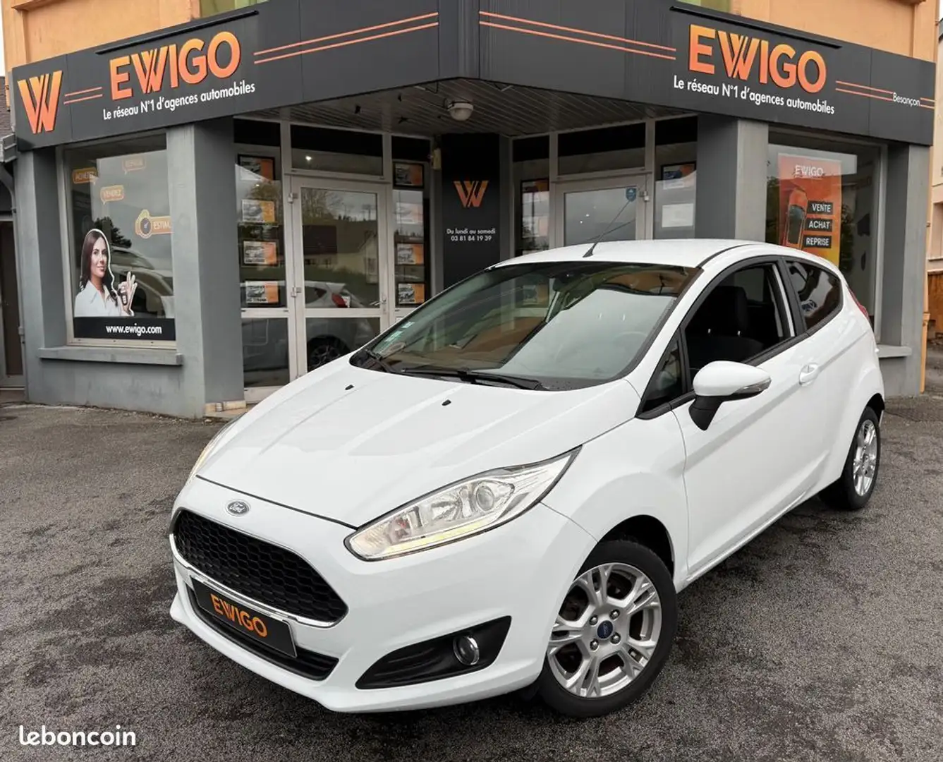 Ford Fiesta 1.0 ECOBOOST 100 CH Edition Blanc - 1