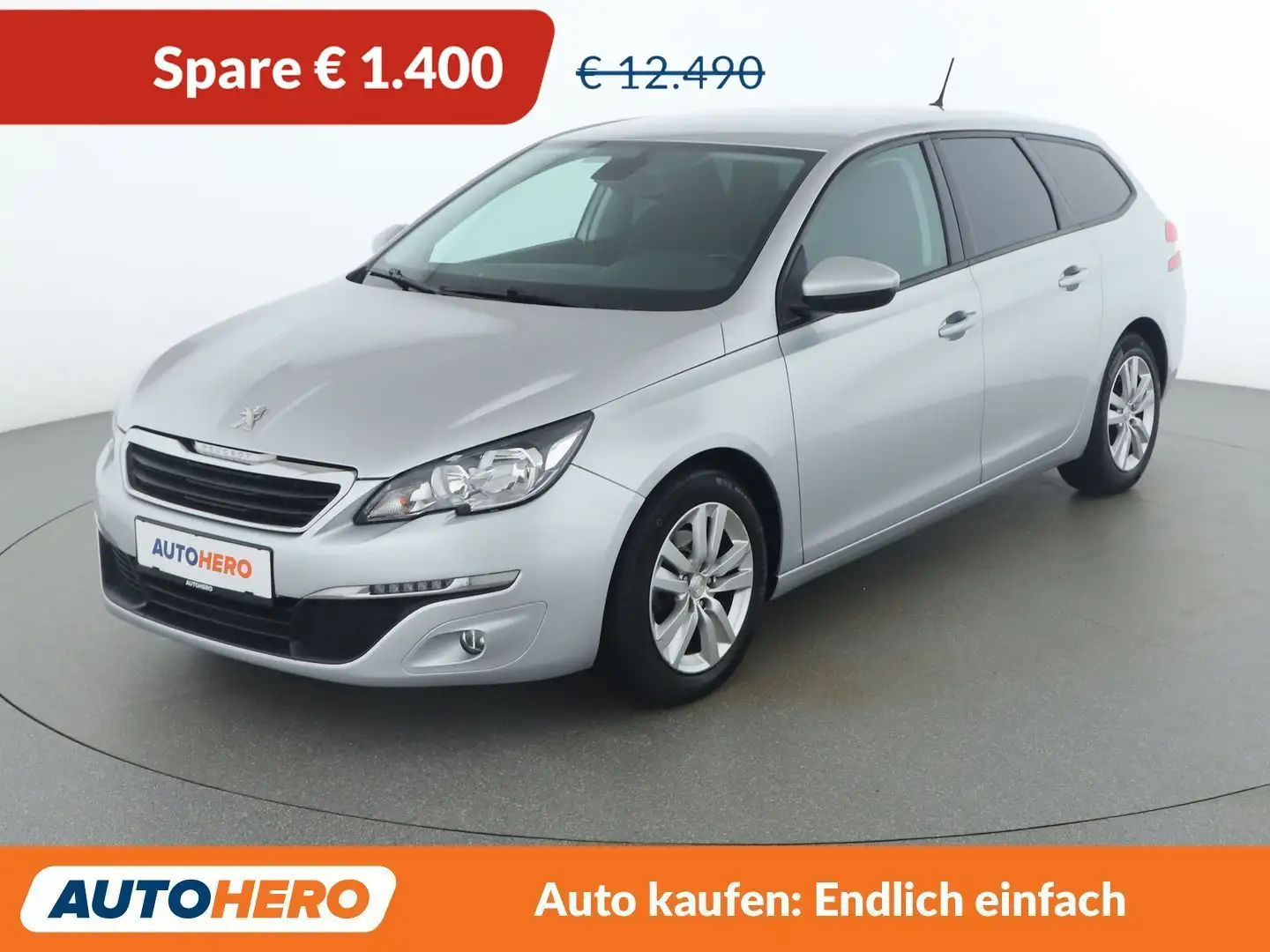 Peugeot 308 1.6 Blue-HDi Active Grau - 1