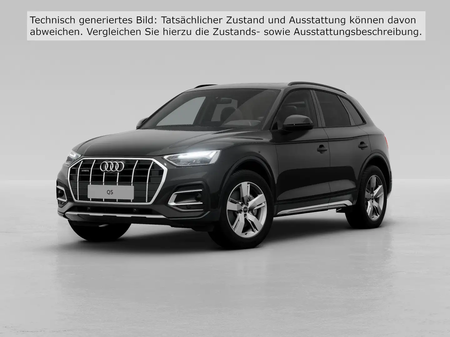 Audi Q5 50 TDI S LINE FEINNAPPA+RAUTE PANO eSITZE NAV Schwarz - 2