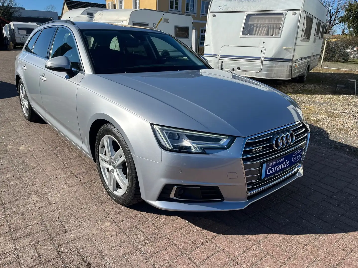 Audi A4 Avant quattro sport+AUTOM+NAVI+TW.ASSIST+AHK+ Argent - 1