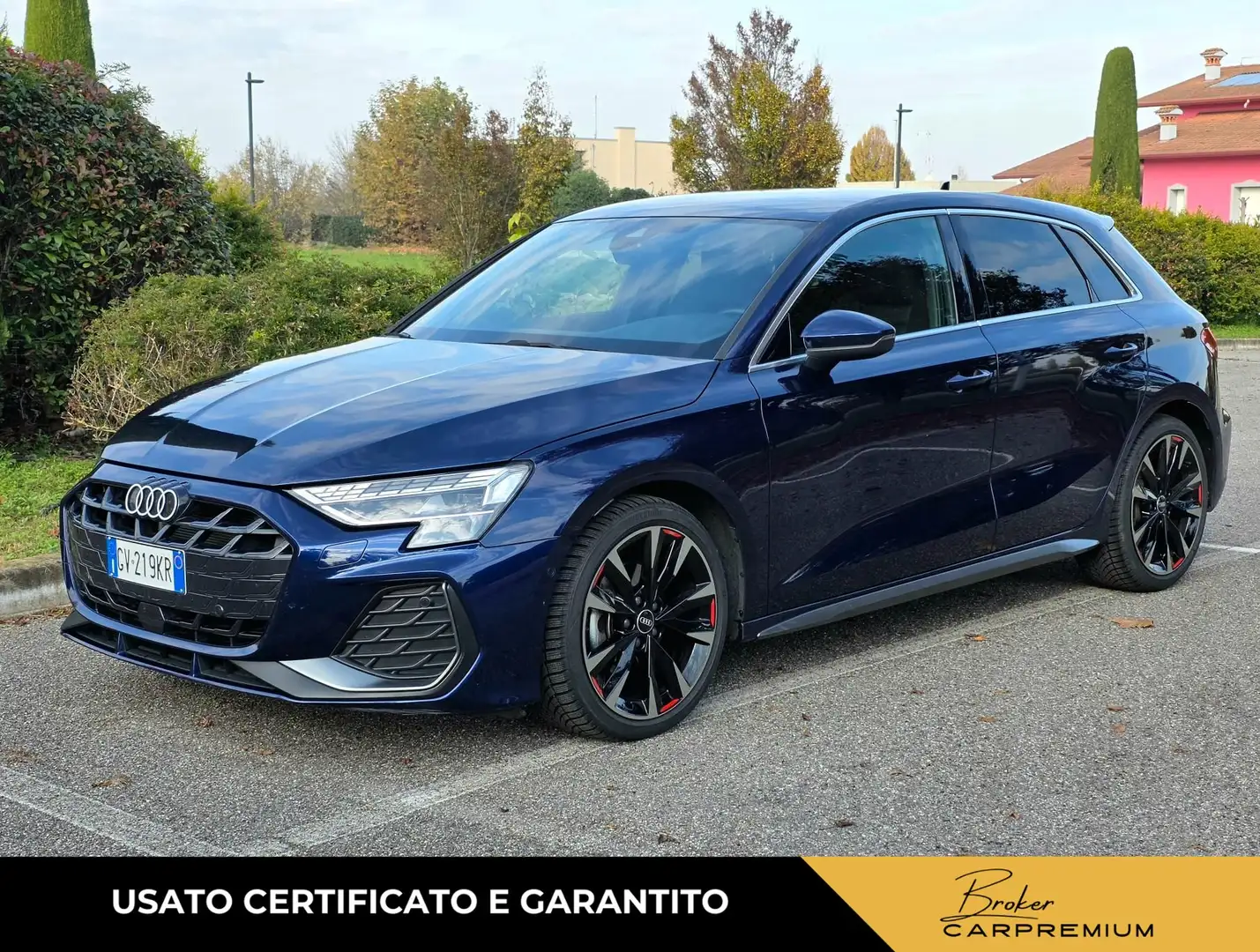 Audi A3 2.0 tdi S line edition 150cv s-tronic Bleu - 1