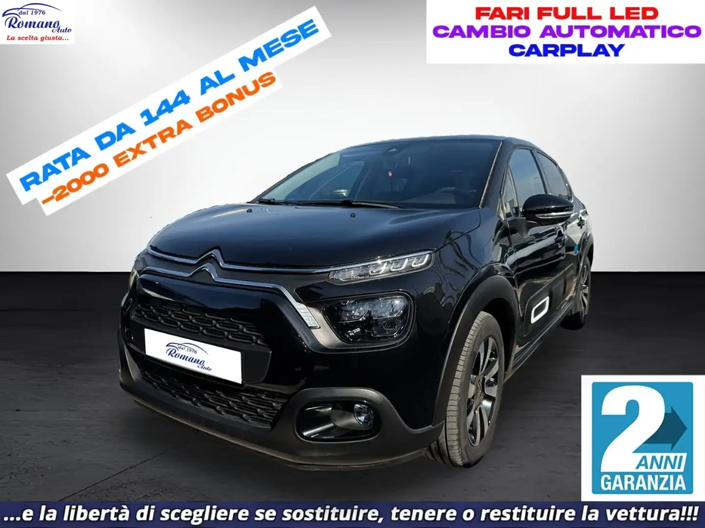 Citroen C3 PureTech 110 S&S EAT6 Max Nero - 1