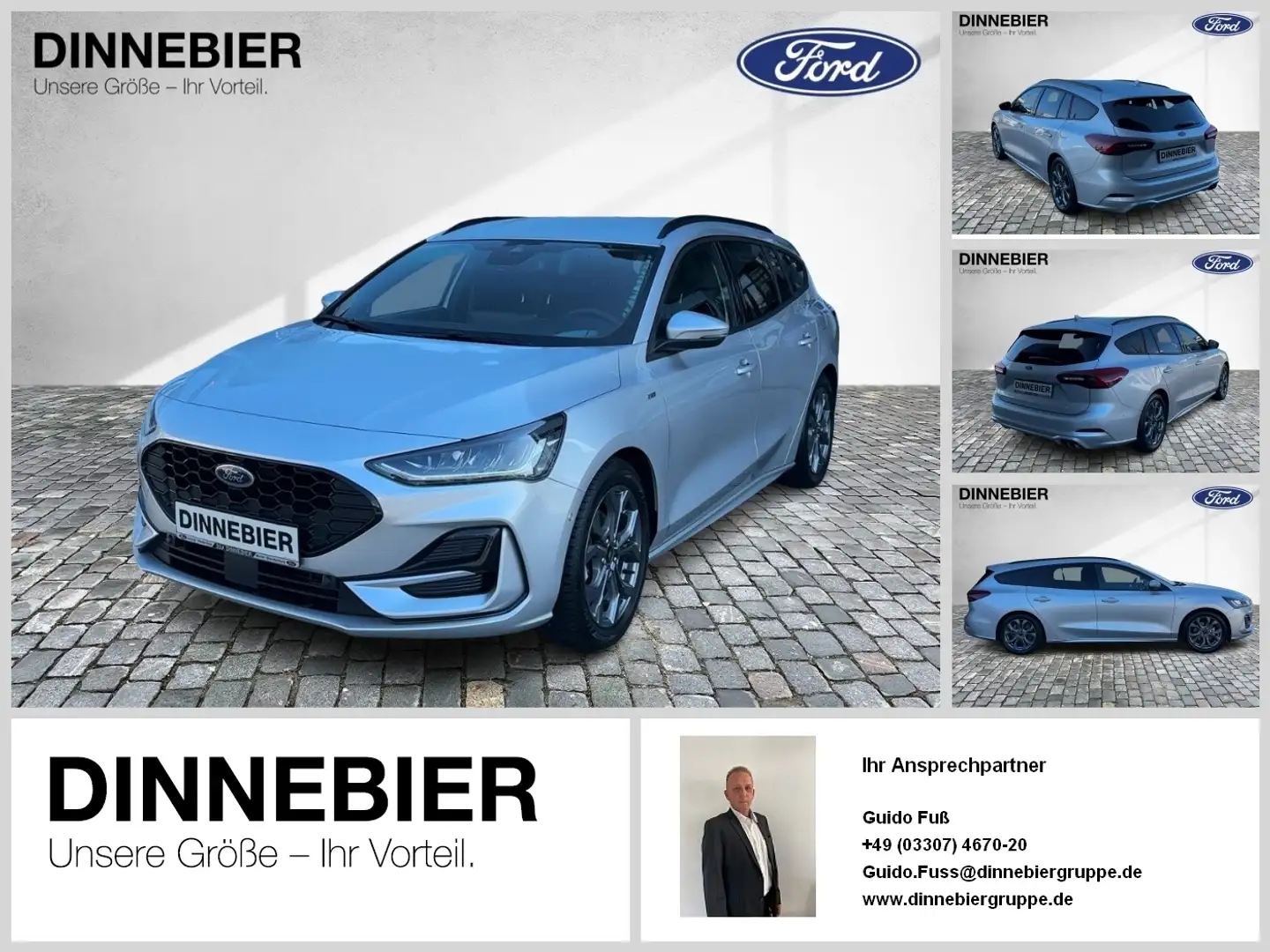 Ford Focus ST-Line X LED+AHK+Kamera+Winterpaket Silber - 1