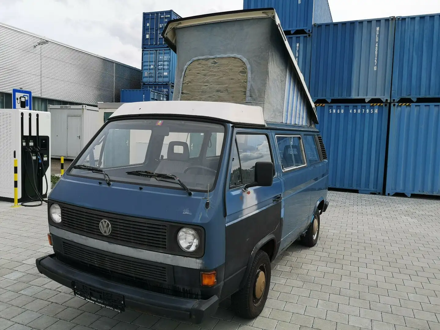 Volkswagen T3 Kombi T3 Transporter Westfalia Blu/Azzurro - 2