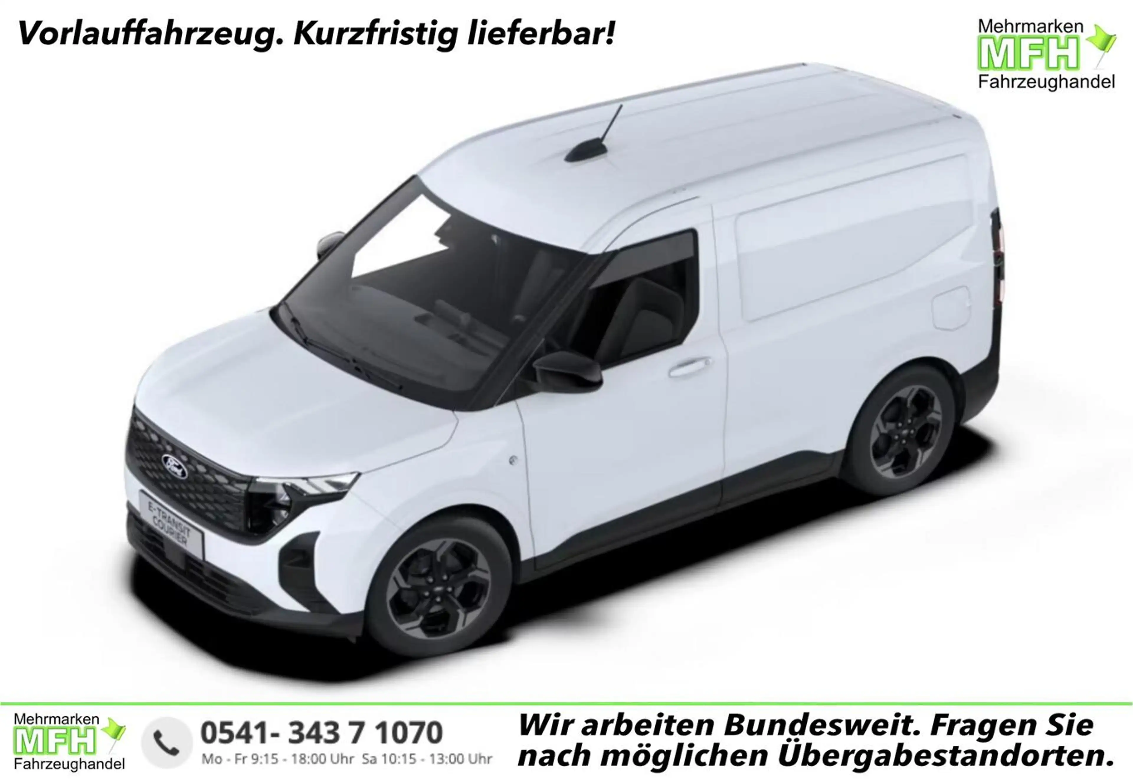 Ford Transit Courier Limited 54kWh Kam Temp PDC 17Z 100 kW (136 PS),...