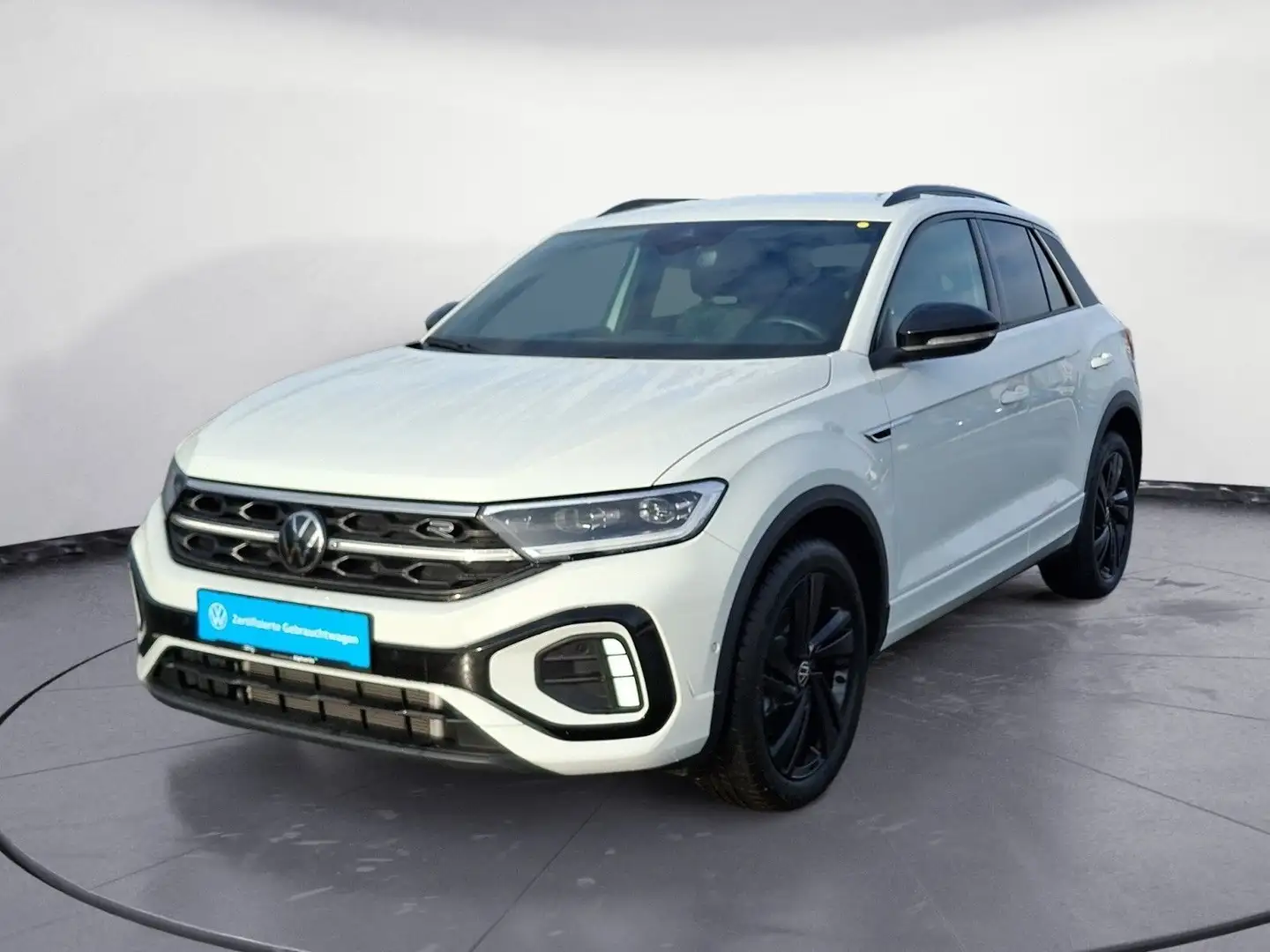 Volkswagen T-Roc 2.0 TDI DSG R-Line AHK Matrix Navi Keyless Weiß - 2