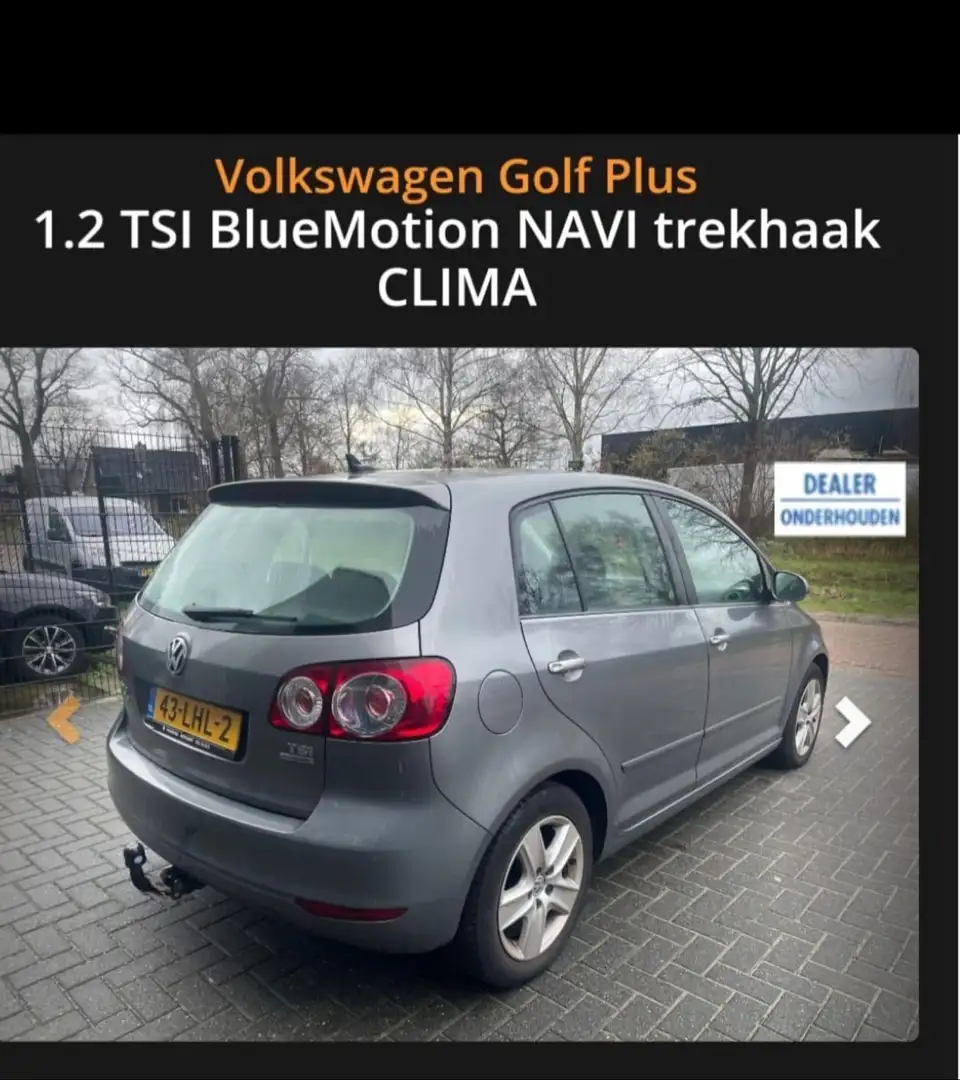 Volkswagen Golf Plus 1.2 TSI BlueMotion Technology Comfortline Zilver - 1