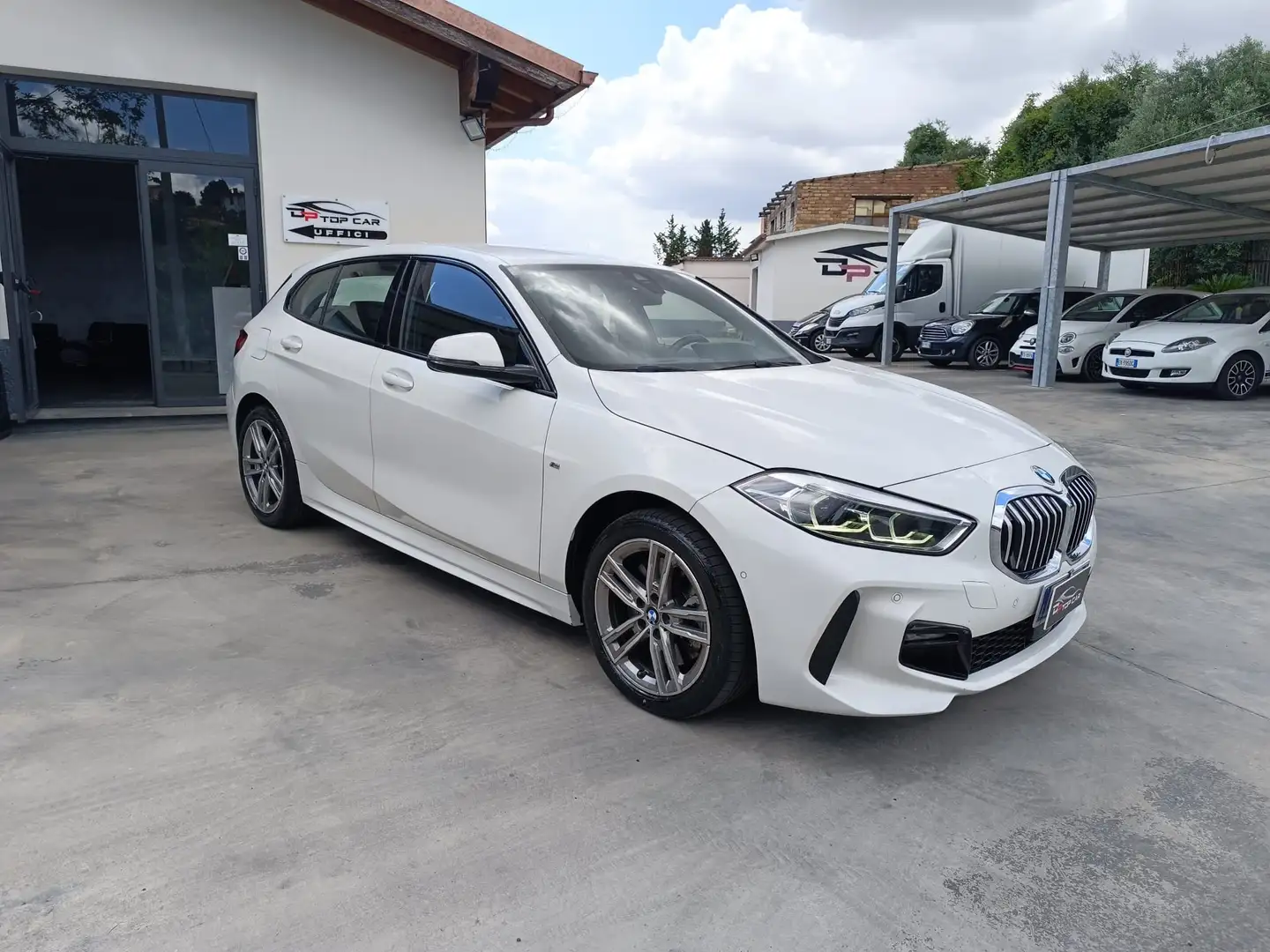 BMW 120 Serie 1 F40 120d Msport auto Blanc - 1