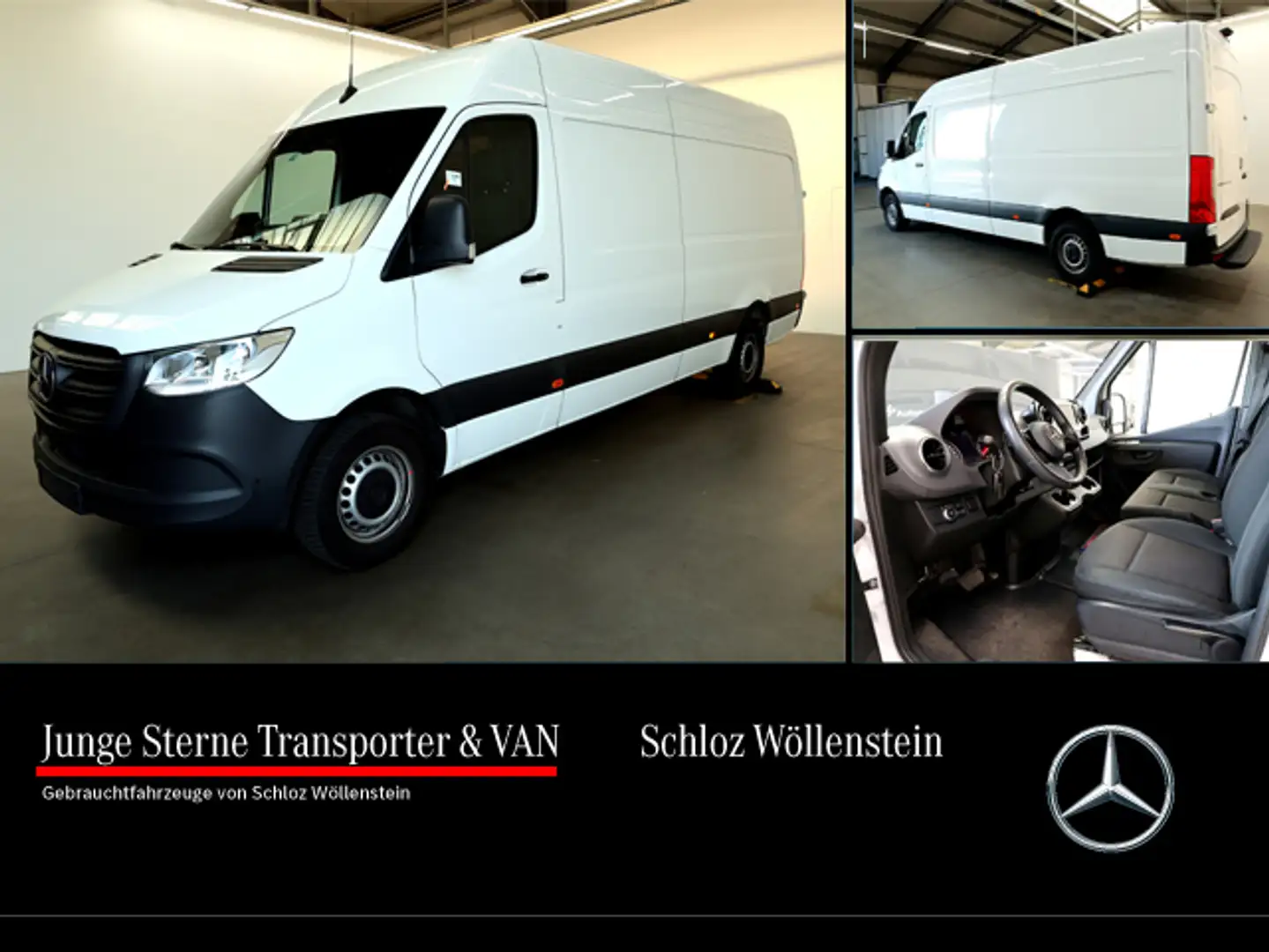 Mercedes-Benz Sprinter 317 Kasten L3H2 Klima*MBUX*Automatik Weiß - 1