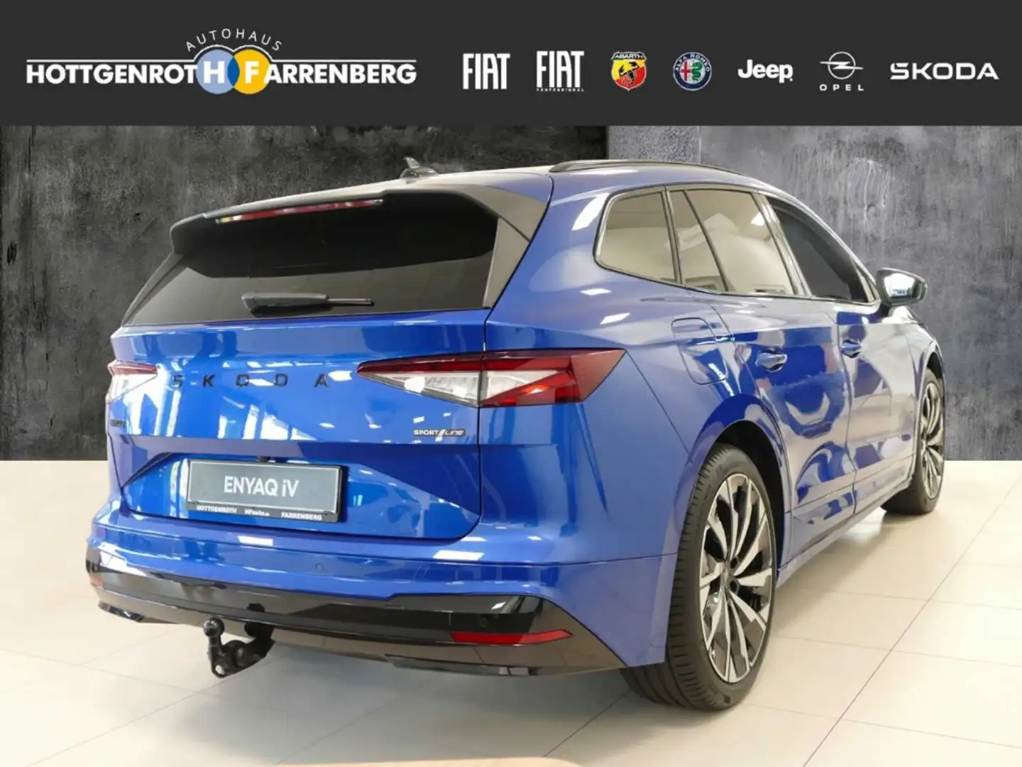 Skoda Enyaq 85x Sportline Facelift! NAVI MATRIX ALLRAD Blau - 2