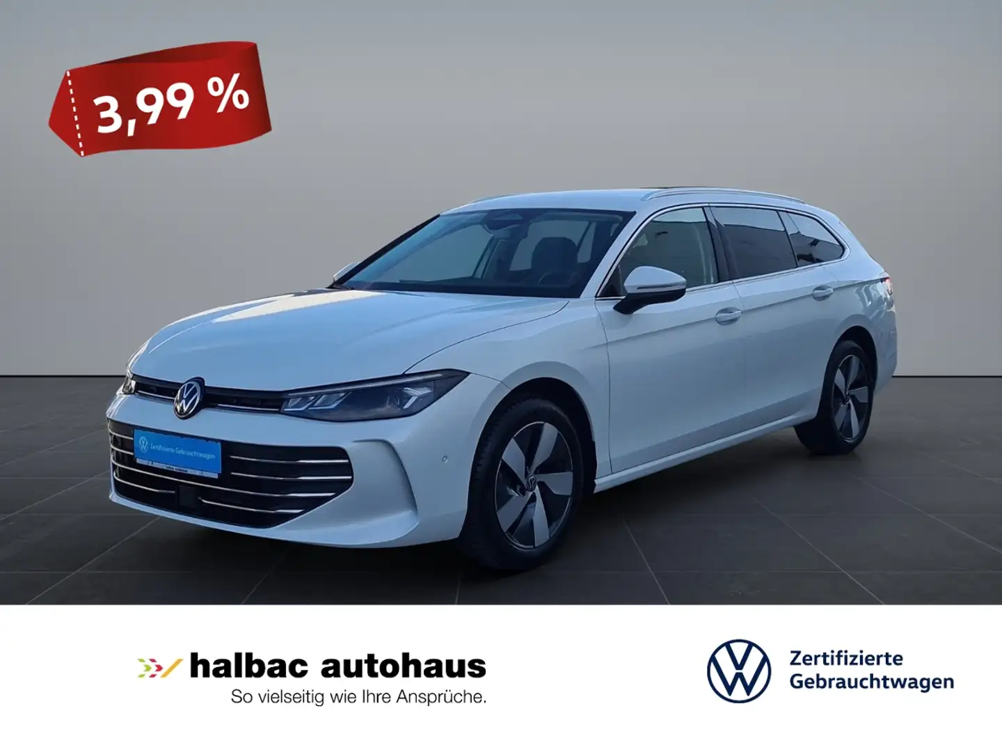 Volkswagen Passat 1.5 TSI DSG Business+AHK+NAVI+KAMERA+ACC+PDC+SHZ Weiß - 1