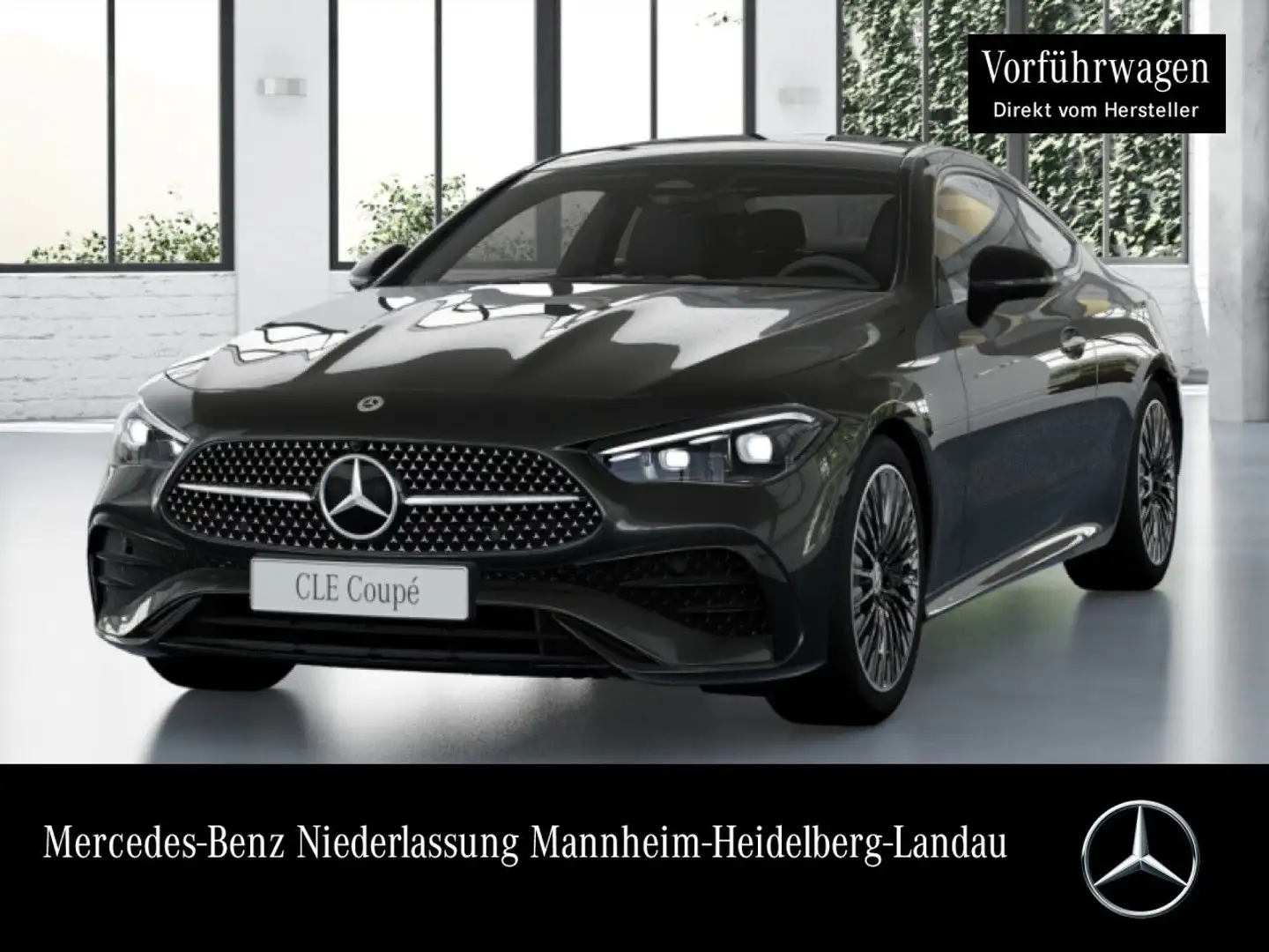 Mercedes-Benz CLE 300 4M AMG+NIGHT+PANO+360+BURMESTER+TOTW+9G Grau - 1