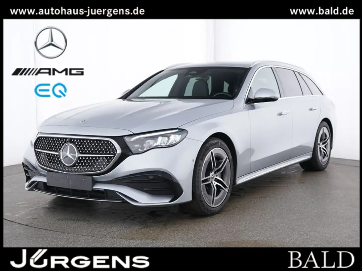 Mercedes-Benz E 300 de T AMG-Sport/AHK/LED/Shz/Dist/Cam/19" Silber - 2