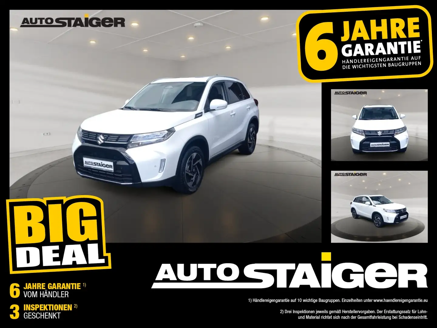Suzuki Vitara 1.4 Comfort+ Allrad Panoramaglas*PDC* Blanc - 1