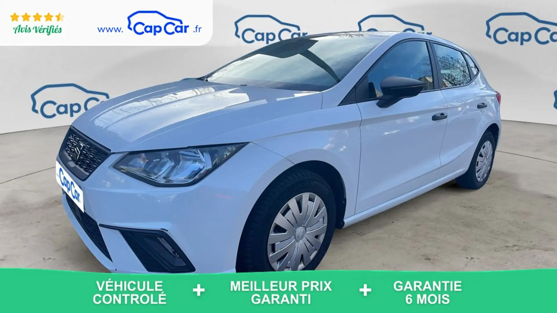 SEAT Ibiza V 1.6 TDI 95 FR Blanc - 1