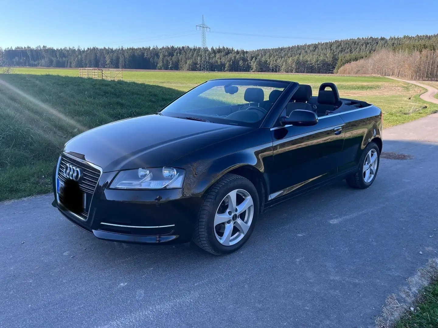 Audi A3 A3 Cabriolet 1.4 TFSI Ambition Schwarz - 1