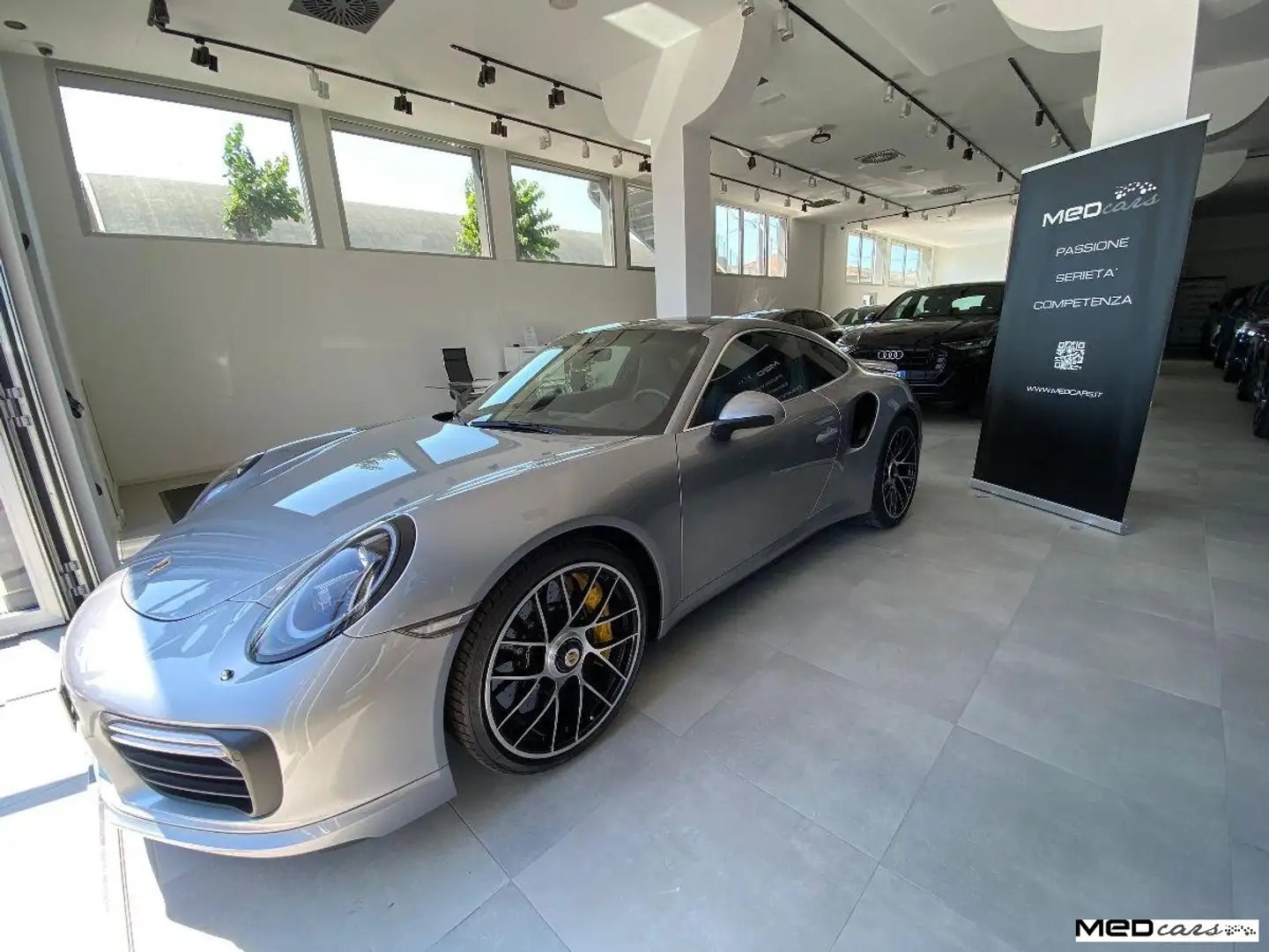 Porsche 991 3.8 TURBO S COUPE' / LIFT / TETTO / SUPER FULL..!! Argento - 2