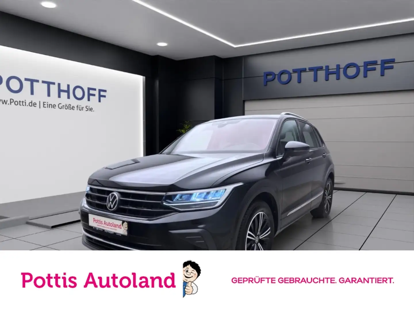 Volkswagen Tiguan 1.5 TSI DSG ACTIVE NAVI KAMERA ACC PDC Schwarz - 1