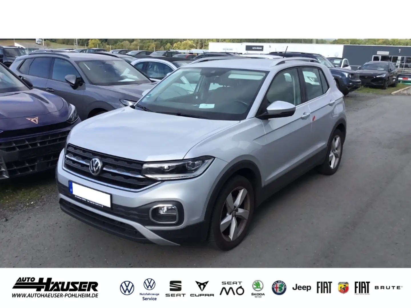 Volkswagen T-Cross Style 1.0 TSI DSG EPC FRONT ASSIST LANE ASSIST KLI Silber - 1