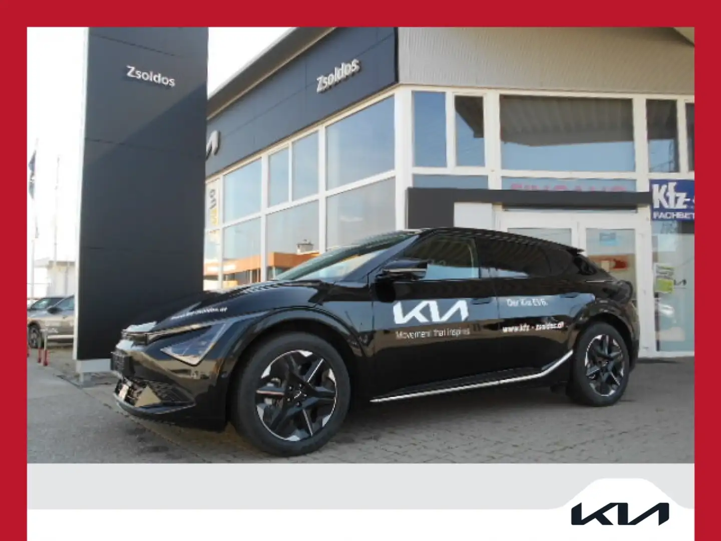 Kia EV6 RWD 84kWh Long Range Air Plus Aut. Schwarz - 1