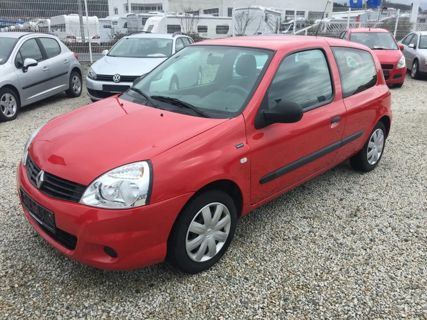 Renault Clio Campus YAHOO,8 Fach Bereift,Tüv Neu! Rot - 1