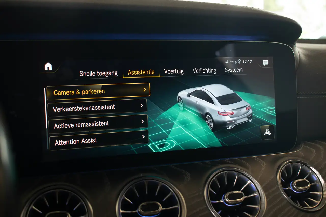 Mercedes-Benz E-Class COUPE, BURMESTER, DODE HOEK, ZETELVERW., CAMERA, CARPLAY, DAB, SFEERVERLICHTING, миниатюра 16