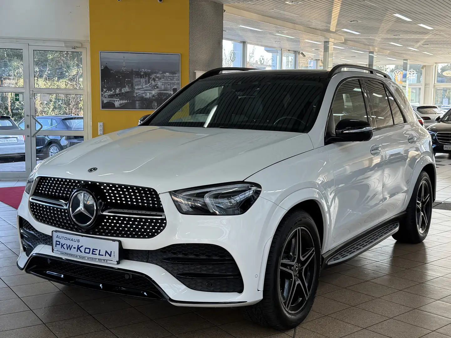Mercedes-Benz GLE 400 d 4M AMG-LiNE*PANO*DiSTRO*NiGHT*7-SiTZE* Blanc - 1
