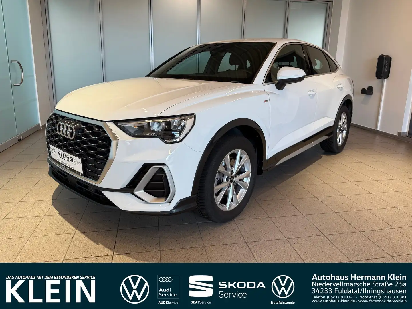 Audi Q3 Sportback S-Line 2.0 TFSI Quattro GRA, Navi, R.-Ka Weiß - 1