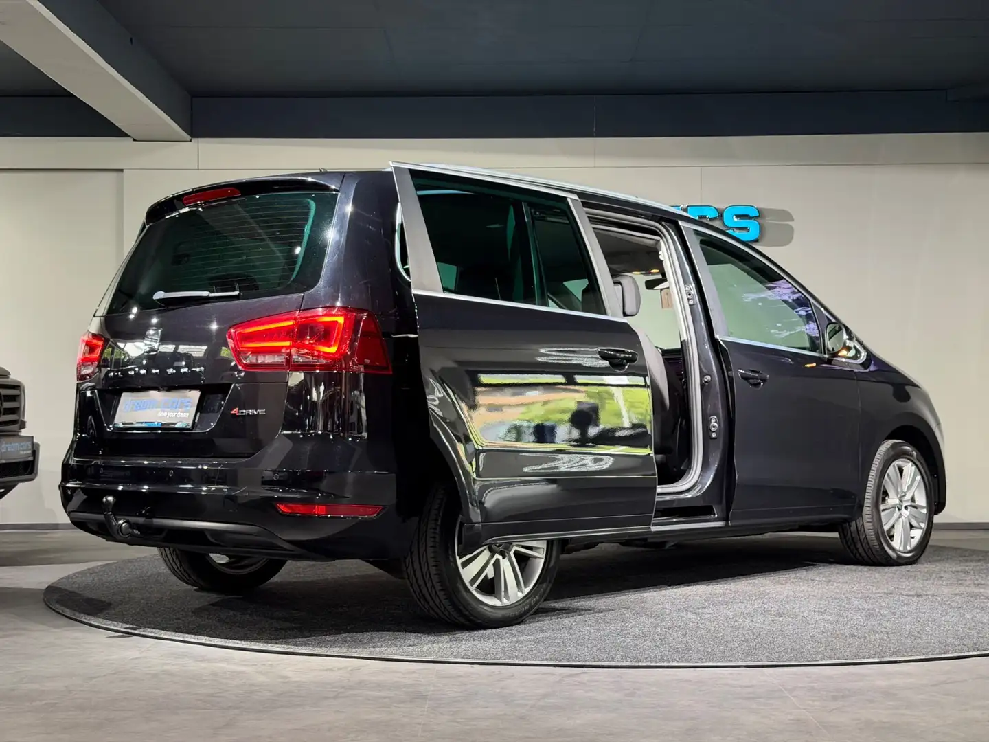 SEAT Alhambra 2.0 TDI Executive Allrad / 7 SITZER / NAVI / Schwarz - 2