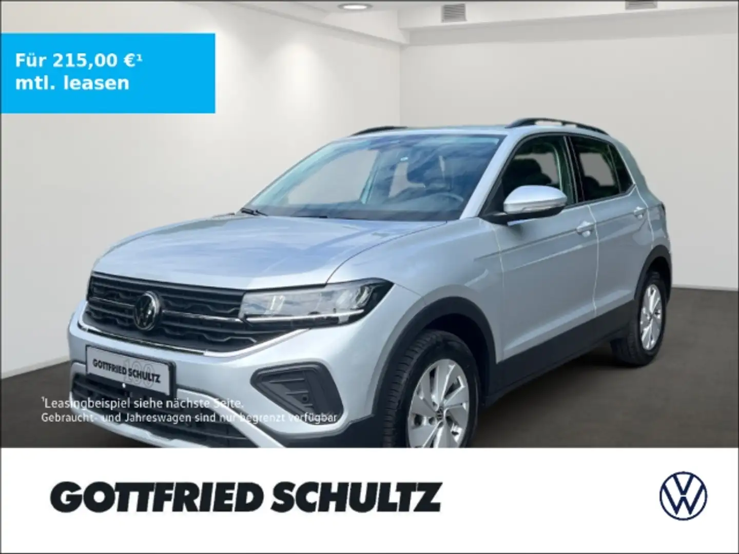 Volkswagen T-Cross 1.0 TSI LED ACC SHZ PDC LM ZV Silber - 1
