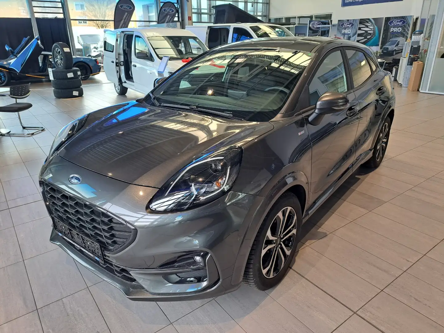 Ford Puma 1.0 EcoBoost ST-Line LED ACC Navi SHZ Kam. Grigio - 1