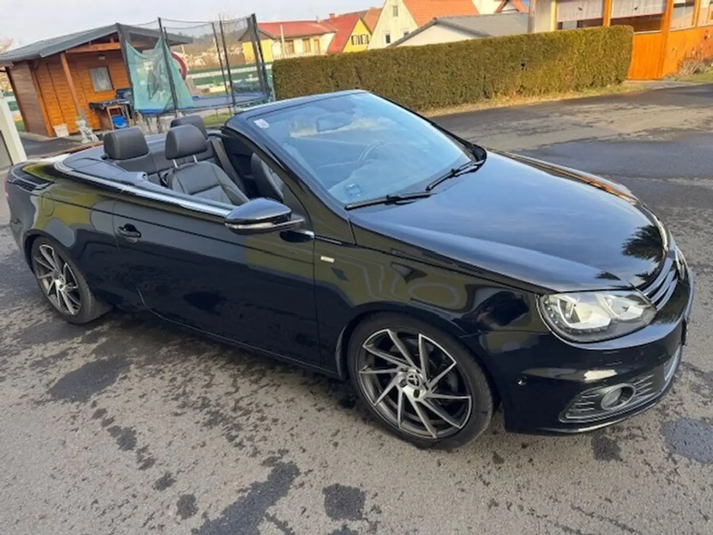 Volkswagen Eos Cabrio 2.0 TDI DSG BMT - Top Zustand! Schwarz - 2