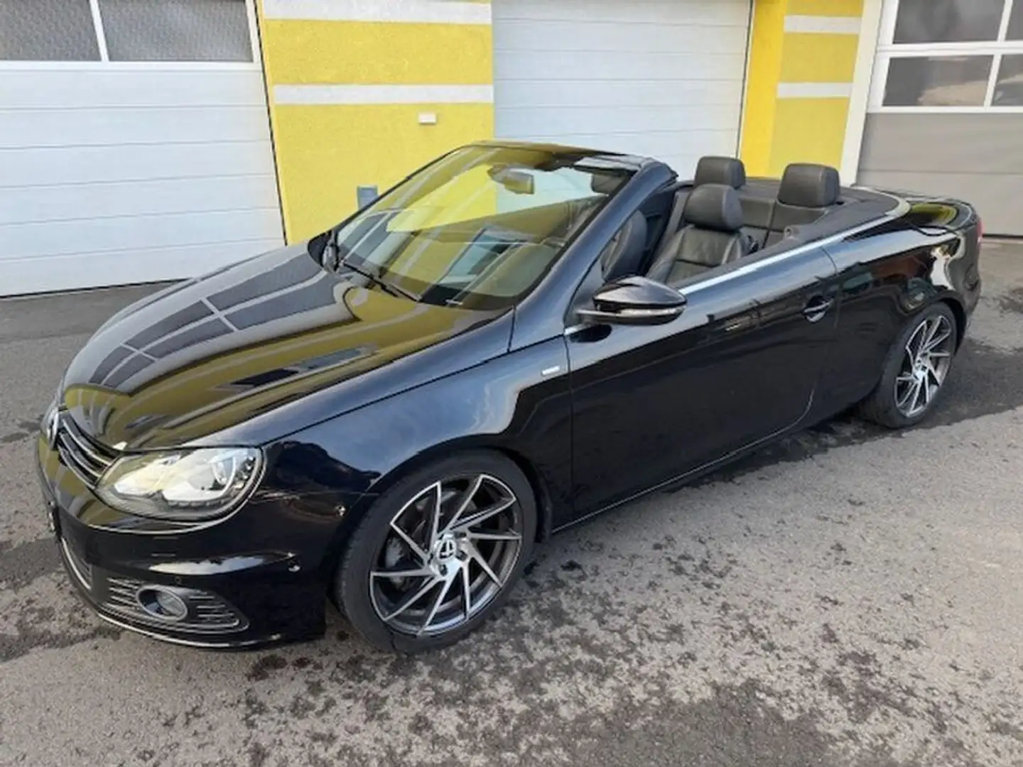 Volkswagen Eos Cabrio 2.0 TDI DSG BMT - Top Zustand! Schwarz - 1