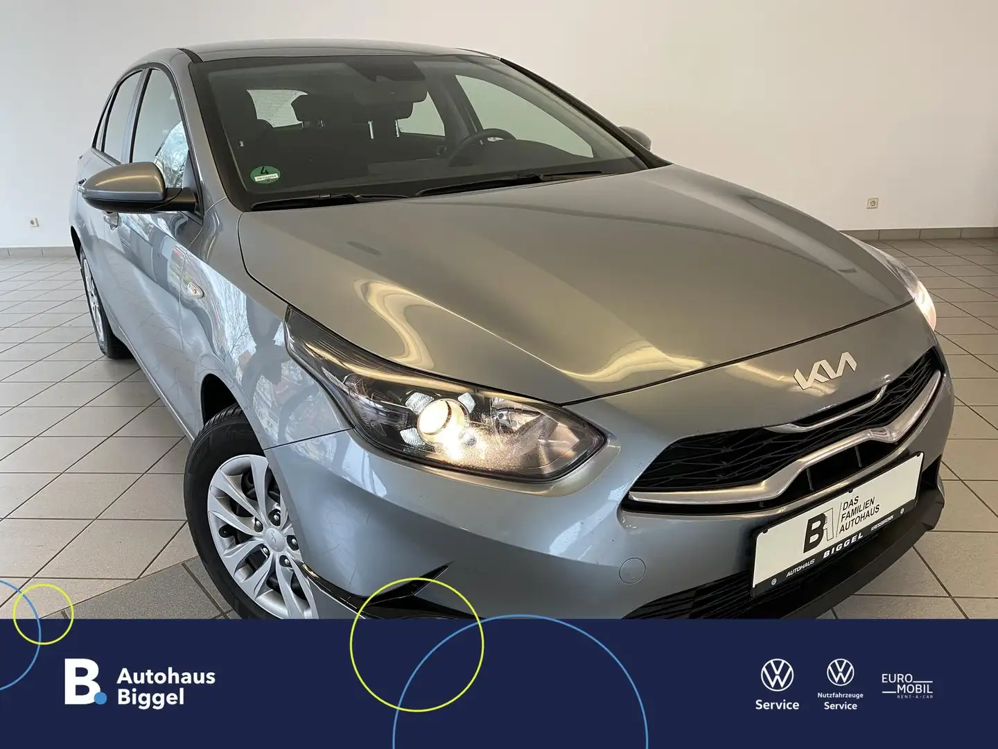 Kia Ceed / cee'd , DAB+ KAMERA APP SITZHEIZUNG TEMP 7J. GAR. Plateado - 1