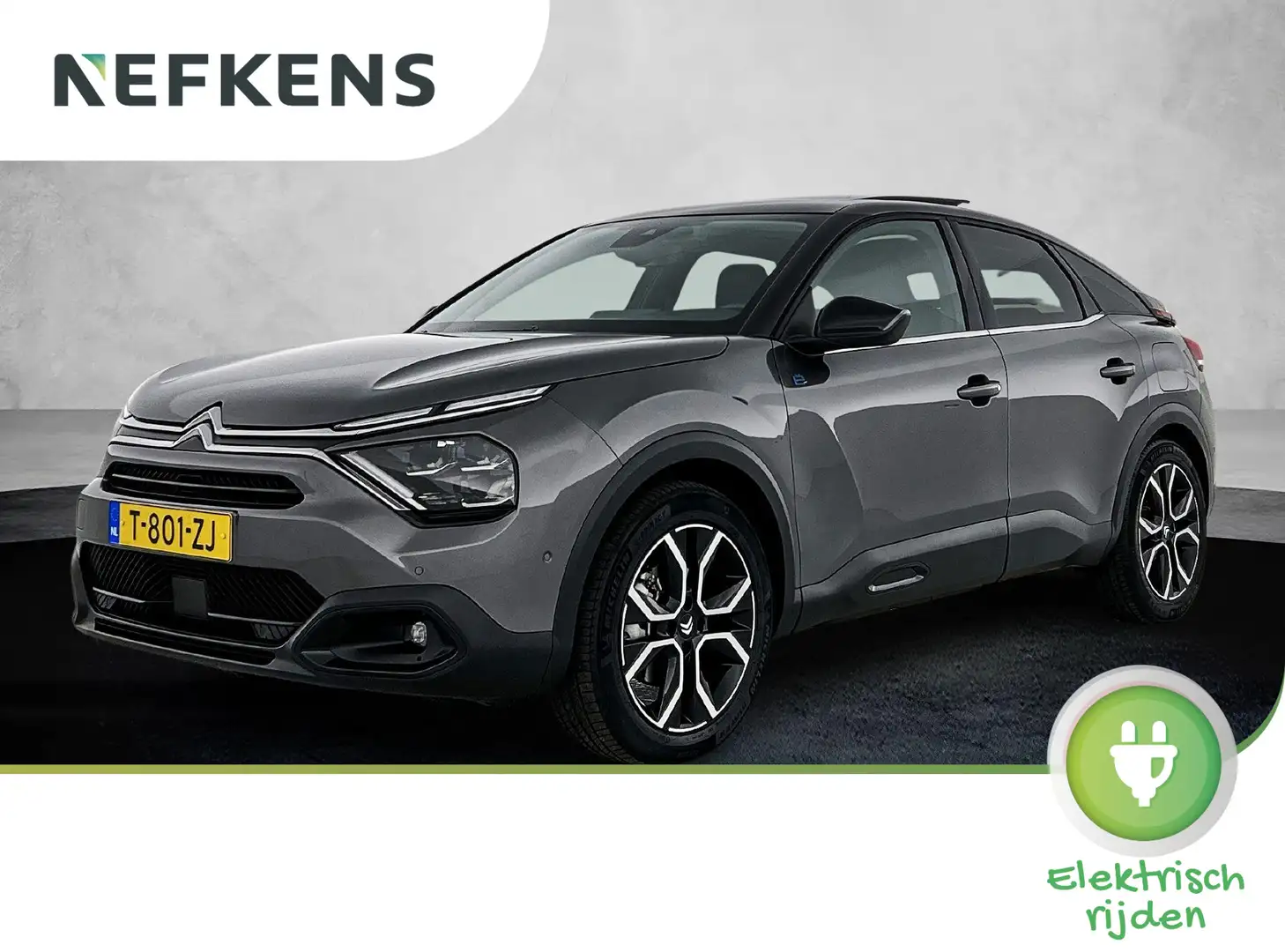 Citroen E-C4 Electric EV Shine 50 kWh 136pk | Navigatie | Schuif-/kantel Grijs - 1