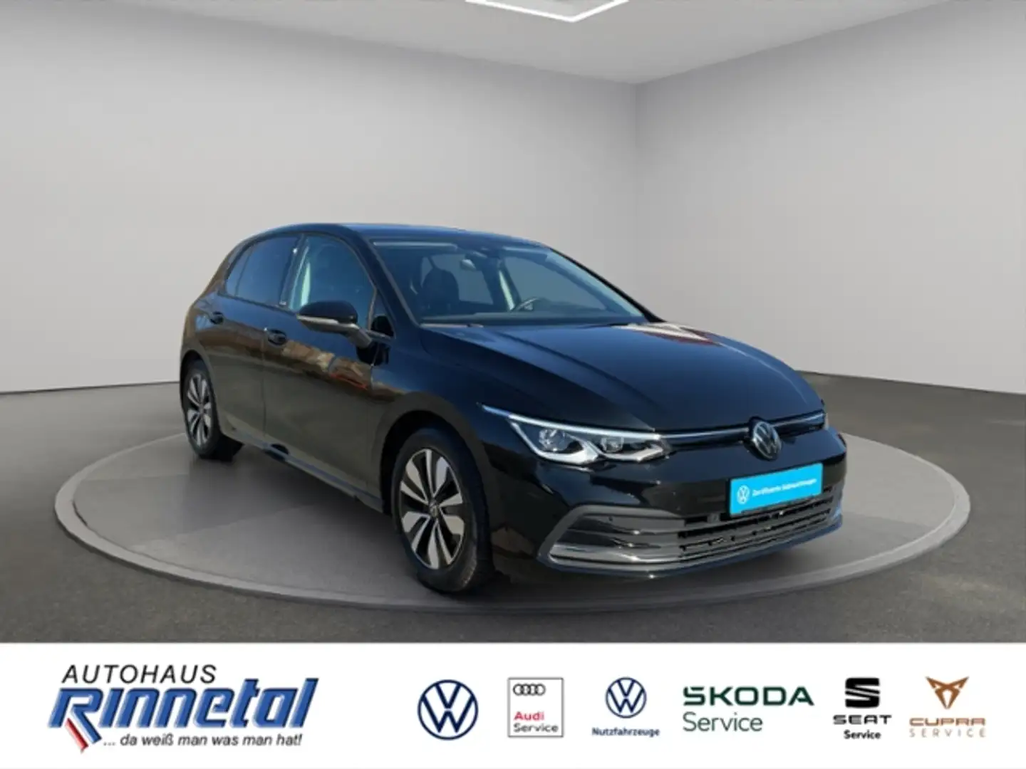 Volkswagen Golf VIII 2.0 TDI DSG Move AHK+KAMERA+ACC+PANO+LED PLU Schwarz - 2