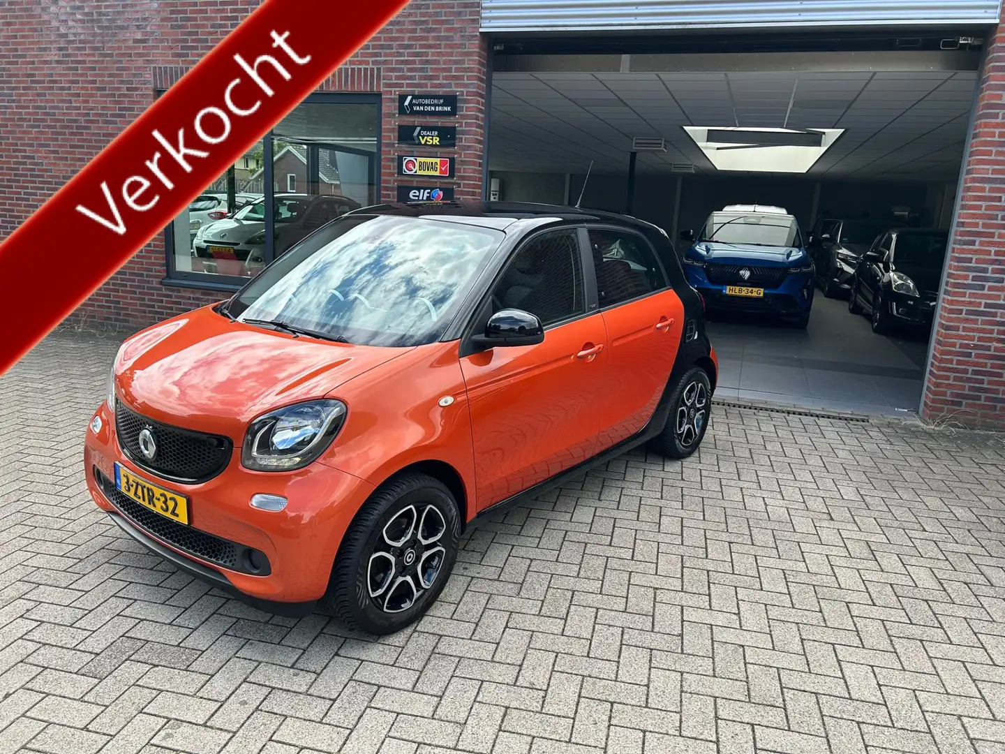 smart forFour 1.0 Prime/Pano Dak/Lederen bekleding Orange - 1