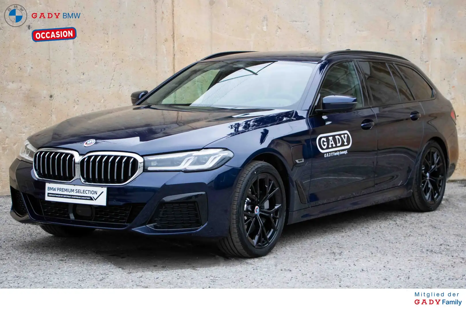 BMW 530 e xDrive Blau - 1