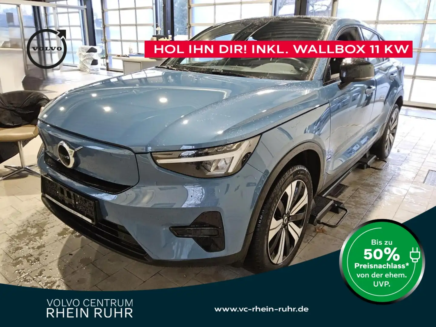 Volvo C40 PURE ELECTRIC CORE WINTERPAK+STANDHZ+KAMERA+ Bleu - 1