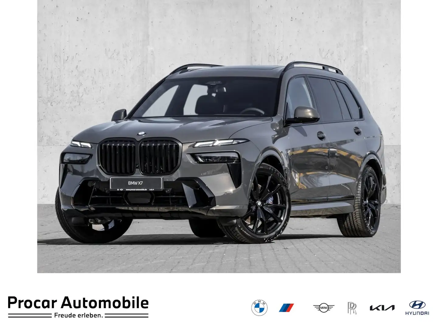 BMW X7 xDrive40d M Sport HUD PANO ACC AHK RFK NAVI Gris - 1
