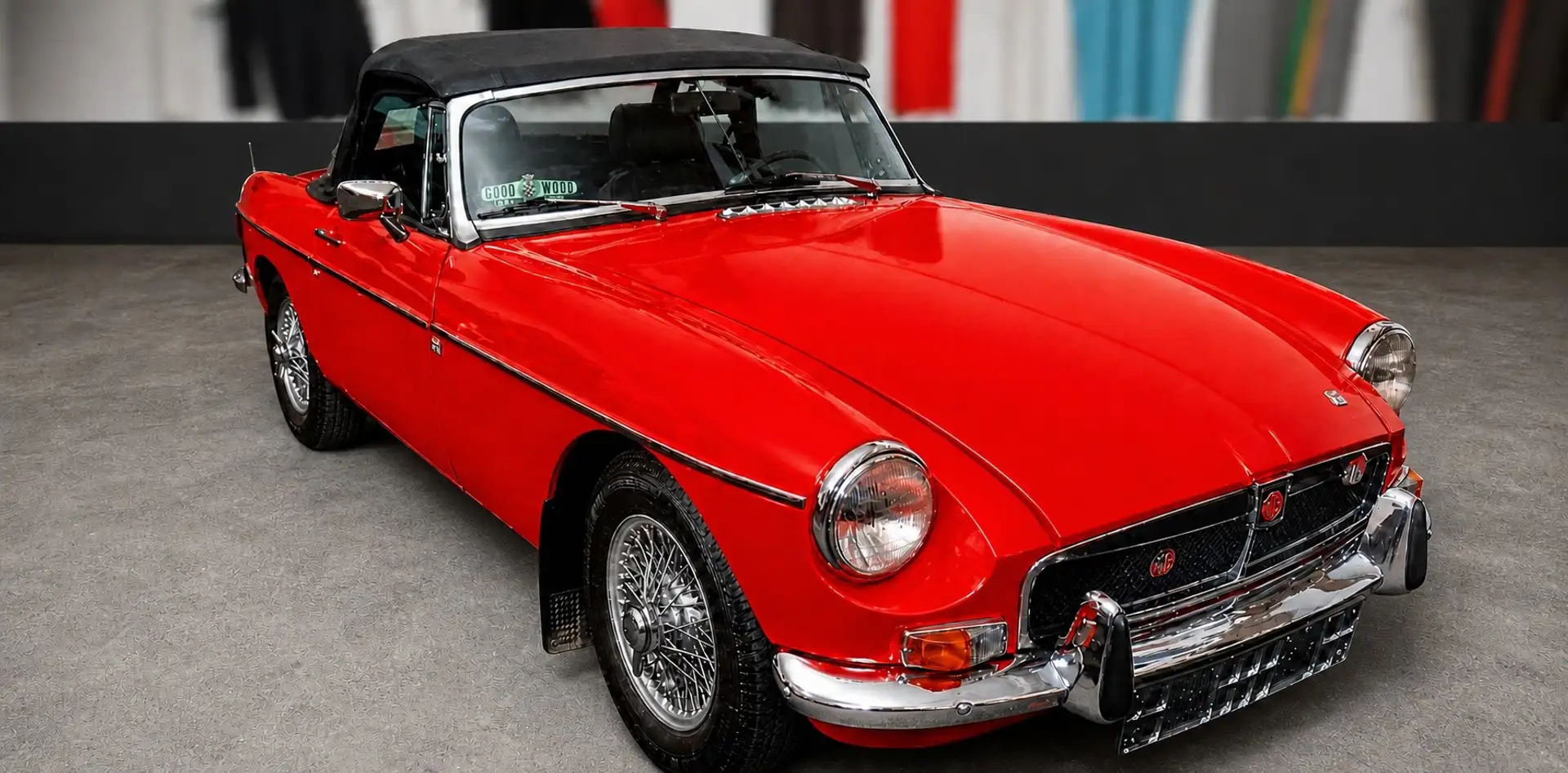 MG MGB ROADSTER MK3 "overdrive" Blaze red 1972 Rot - 1