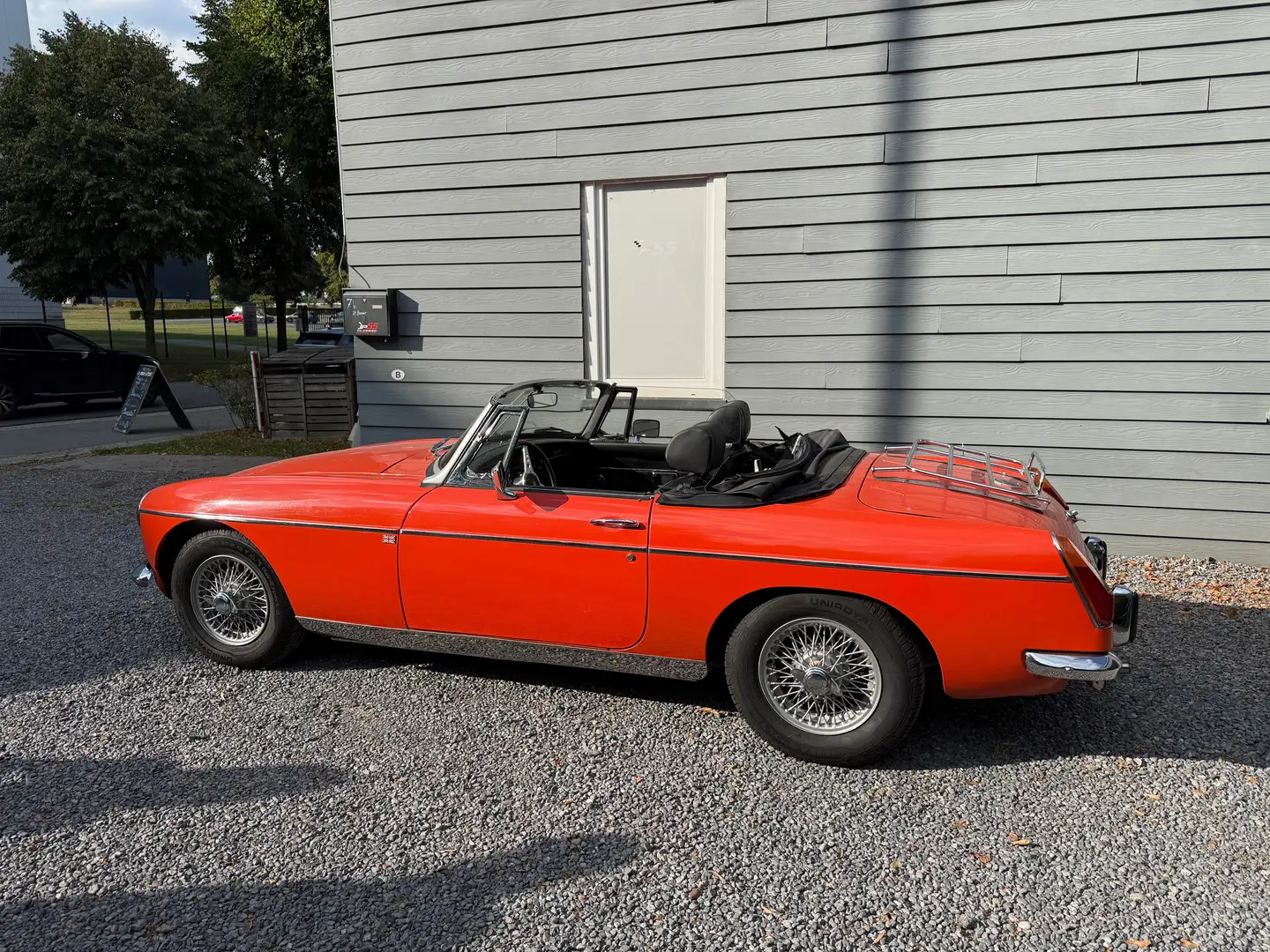 MG MGB ROADSTER MK3 "overdrive" Blaze red 1972 Orange - 1