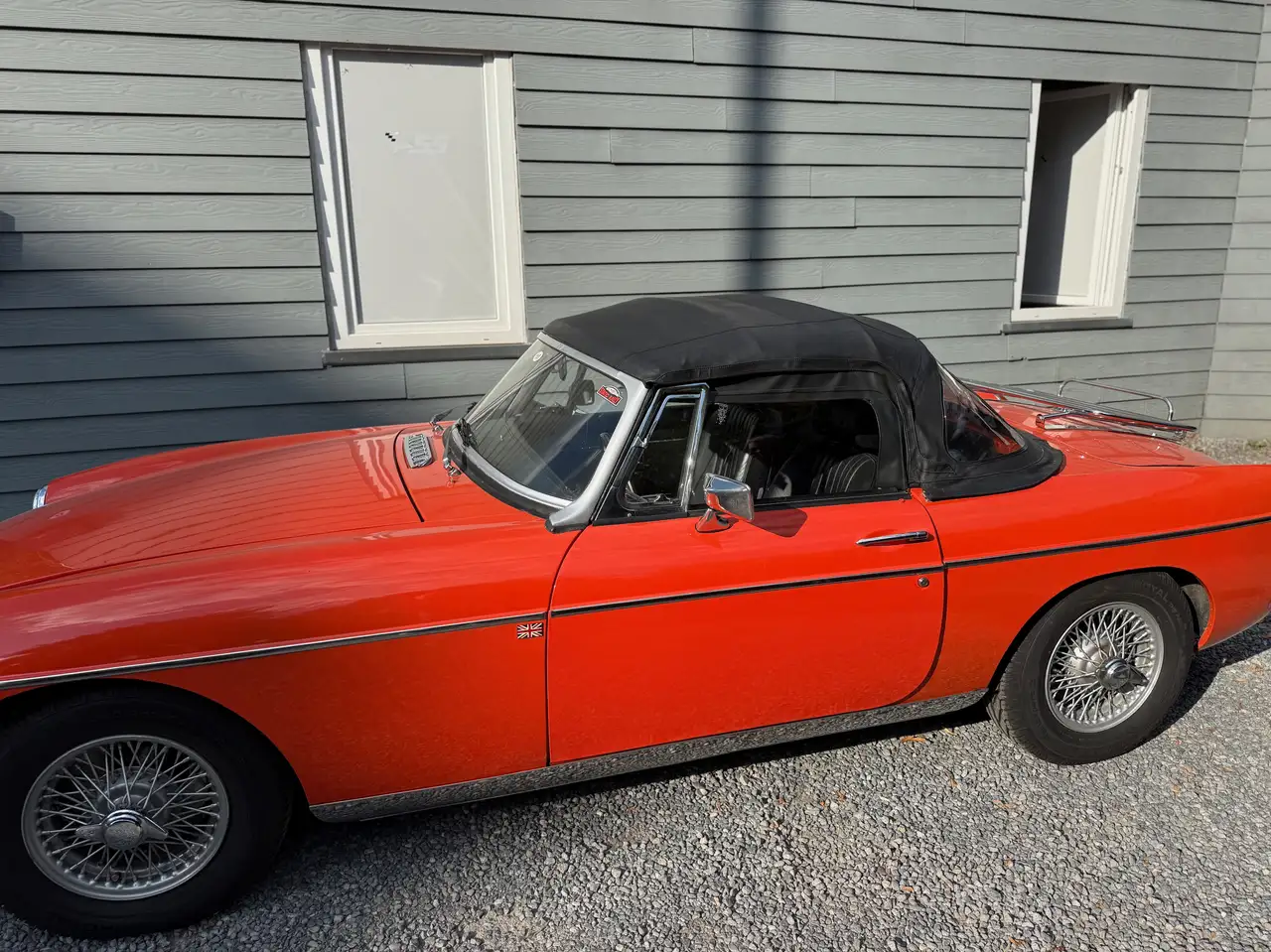 MG MGB ROADSTER MK3 "overdrive" Blaze red 1972, foto 6