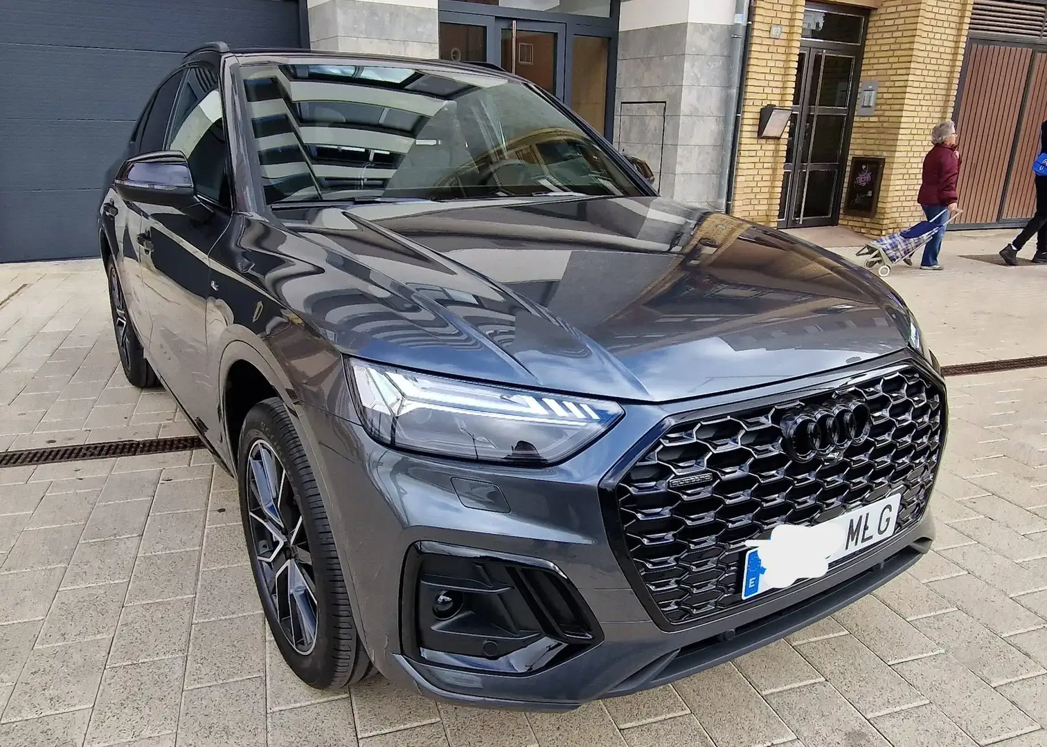 Audi Q5 Q5 Sportback 40 TDI quattro-ultra Black limited editio S tronic 150kW Black line Gris - 1