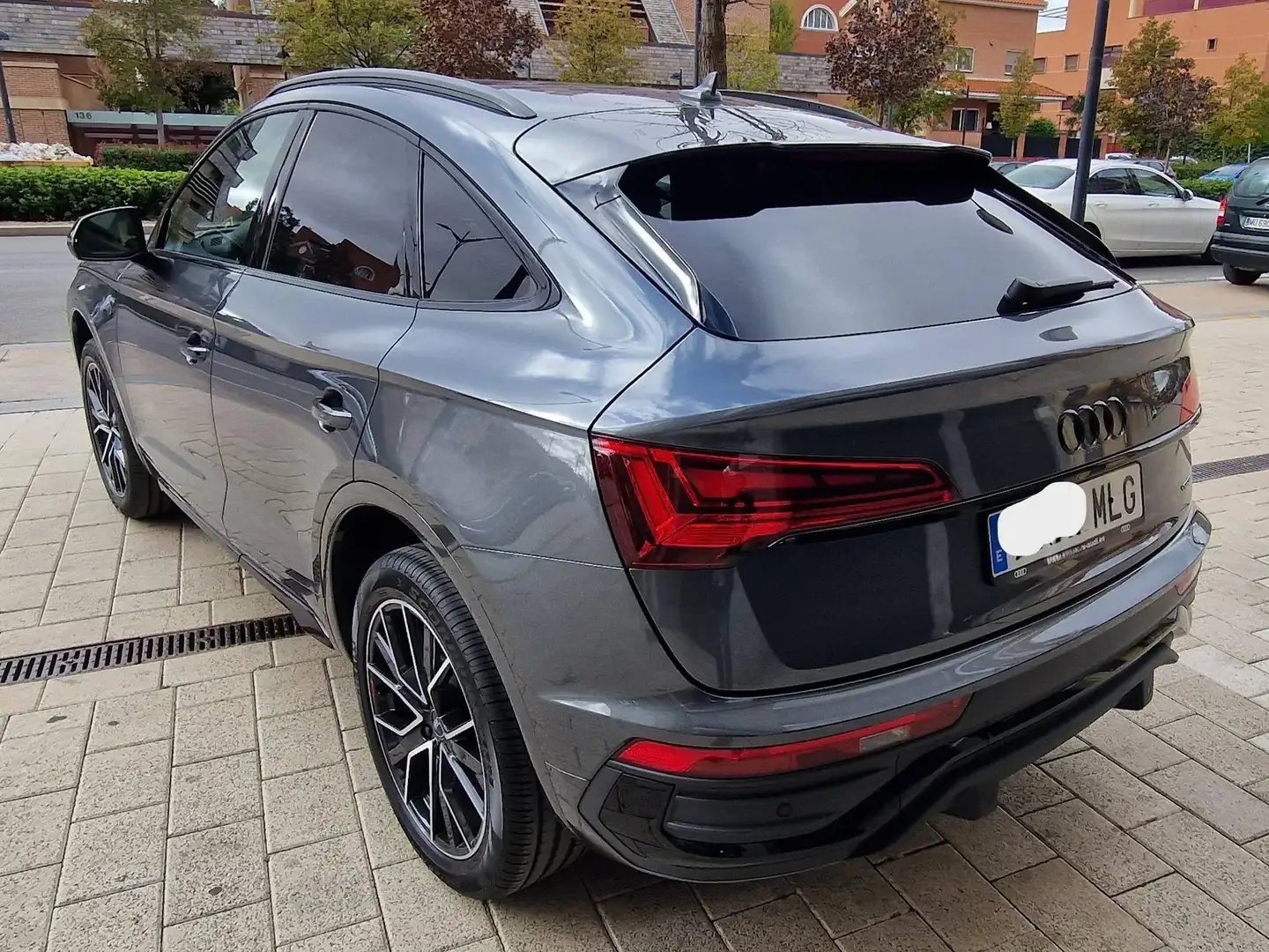 Audi Q5 Q5 Sportback 40 TDI quattro-ultra Black limited editio S tronic 150kW Black line Gris - 2