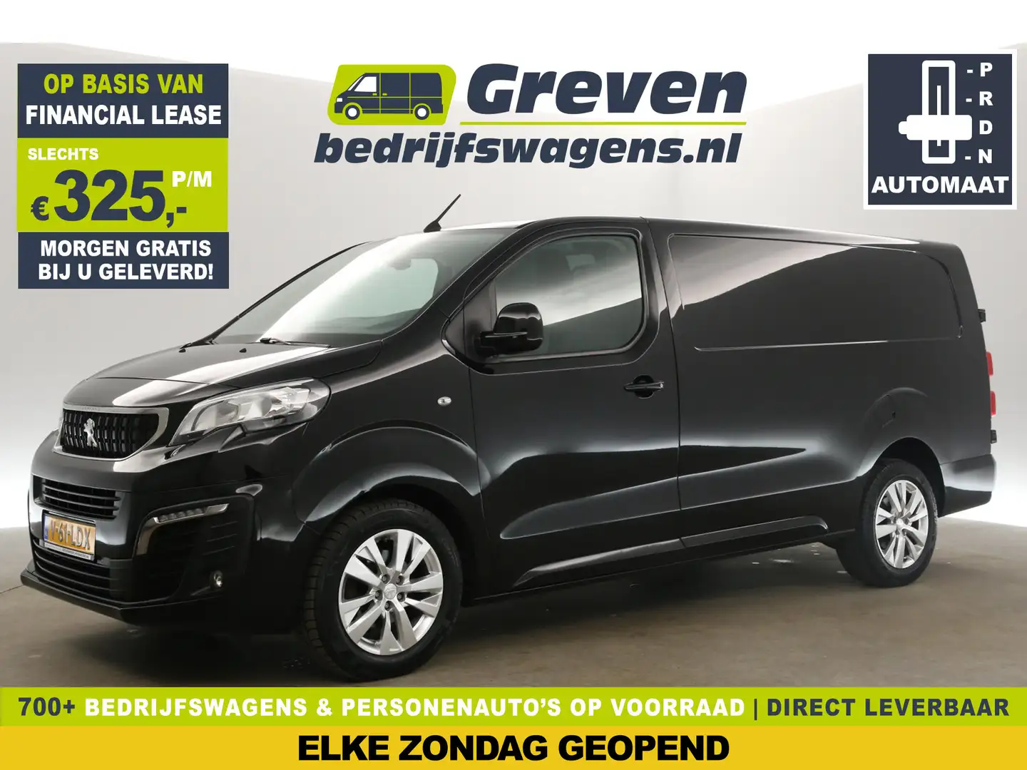 Peugeot Expert 2.0 BlueHDI L3H1 177PK Automaat Airco Cruise 360Ca Zwart - 1