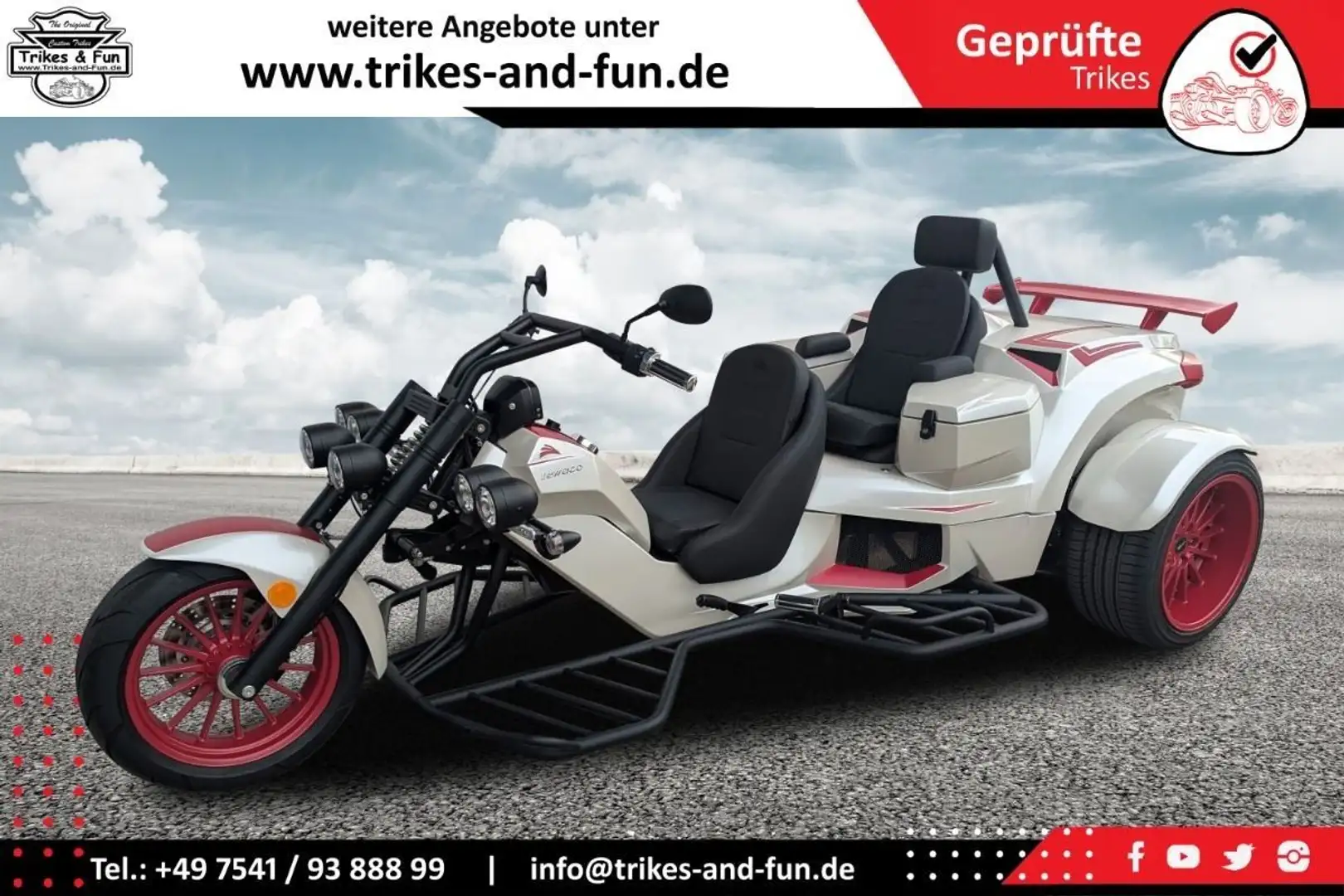 Rewaco Egyéb Trike Rewaco PUR3 GT 177 PS Fehér - 1